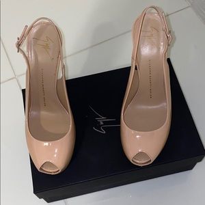 Nude platform heel Giuseppe Zanotti shoes